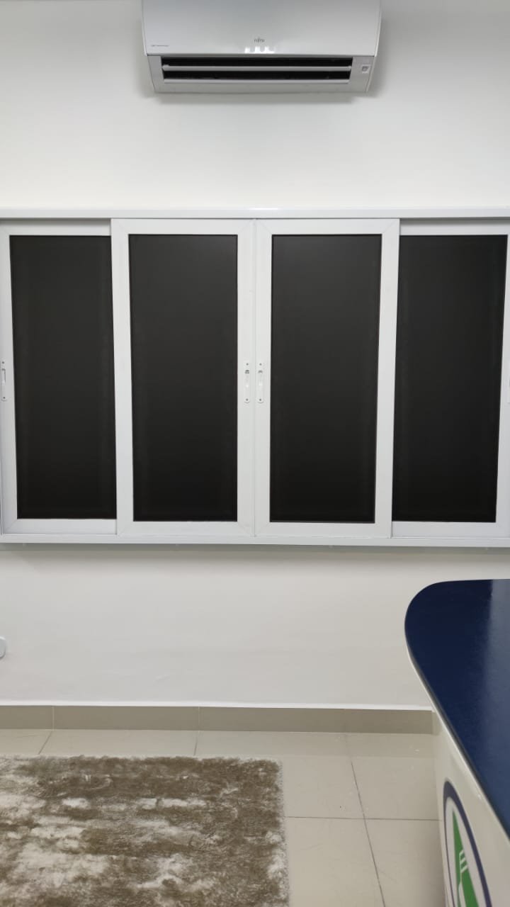 Insulfilm Blackout em Janela 3 insulfilm blackout janela
