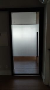 insulfilm jateado porta de vidro