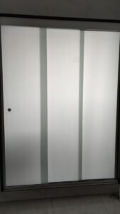 insulfilm jateado porta de vidro de correr