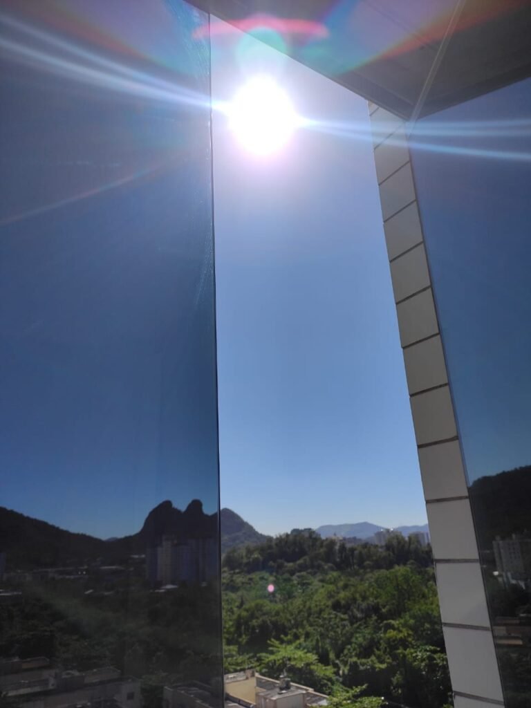 insulfilm aplicado em casa