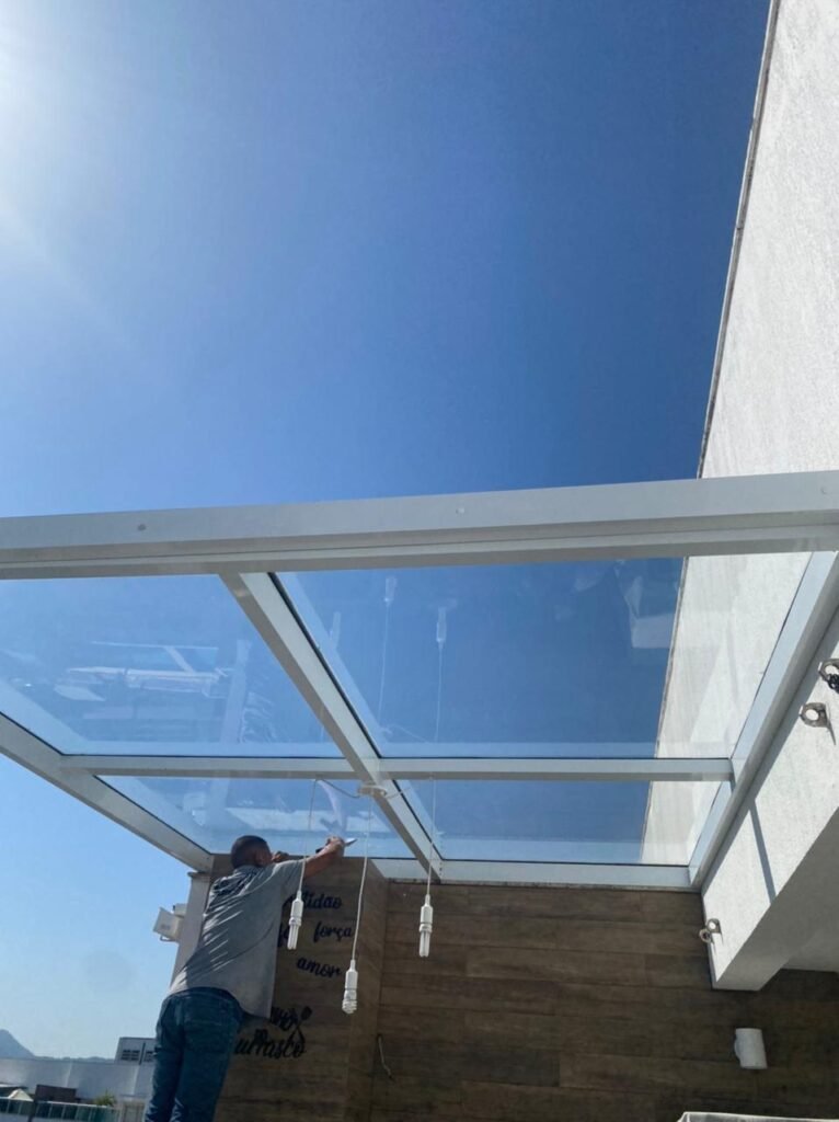 insulfilm teto de vidro